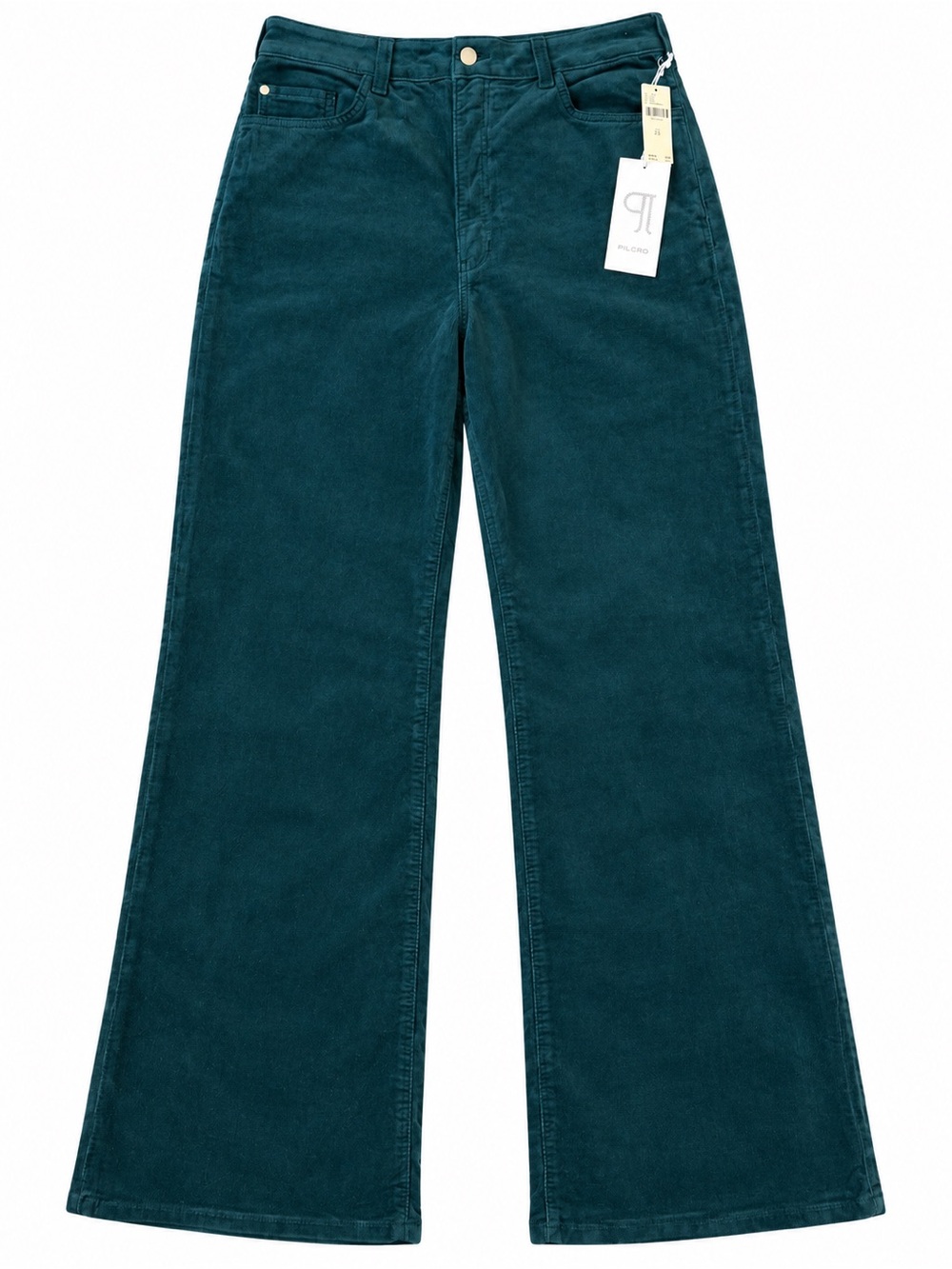 Austyn Green Corduroy 32 Anthropologie High Rise Wide Leg Jeans Pants New $158 - Picture 5 of 9